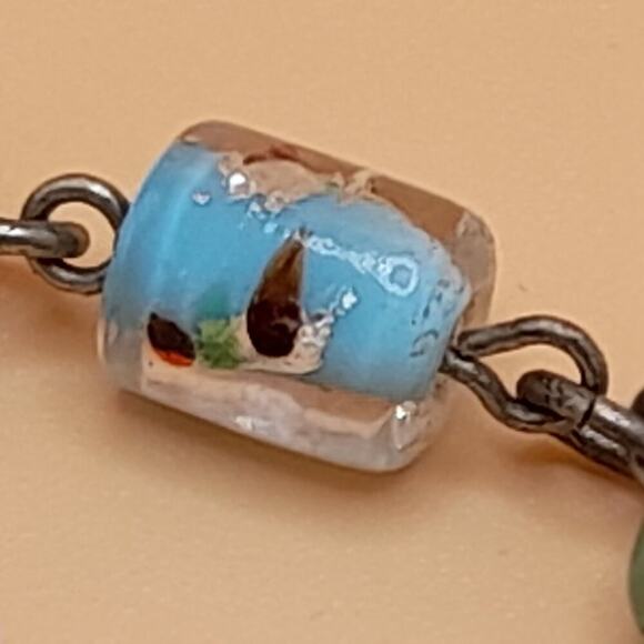 Chico's Lamp-work Glass Pendant Necklace, 20" - Picture 10 of 14